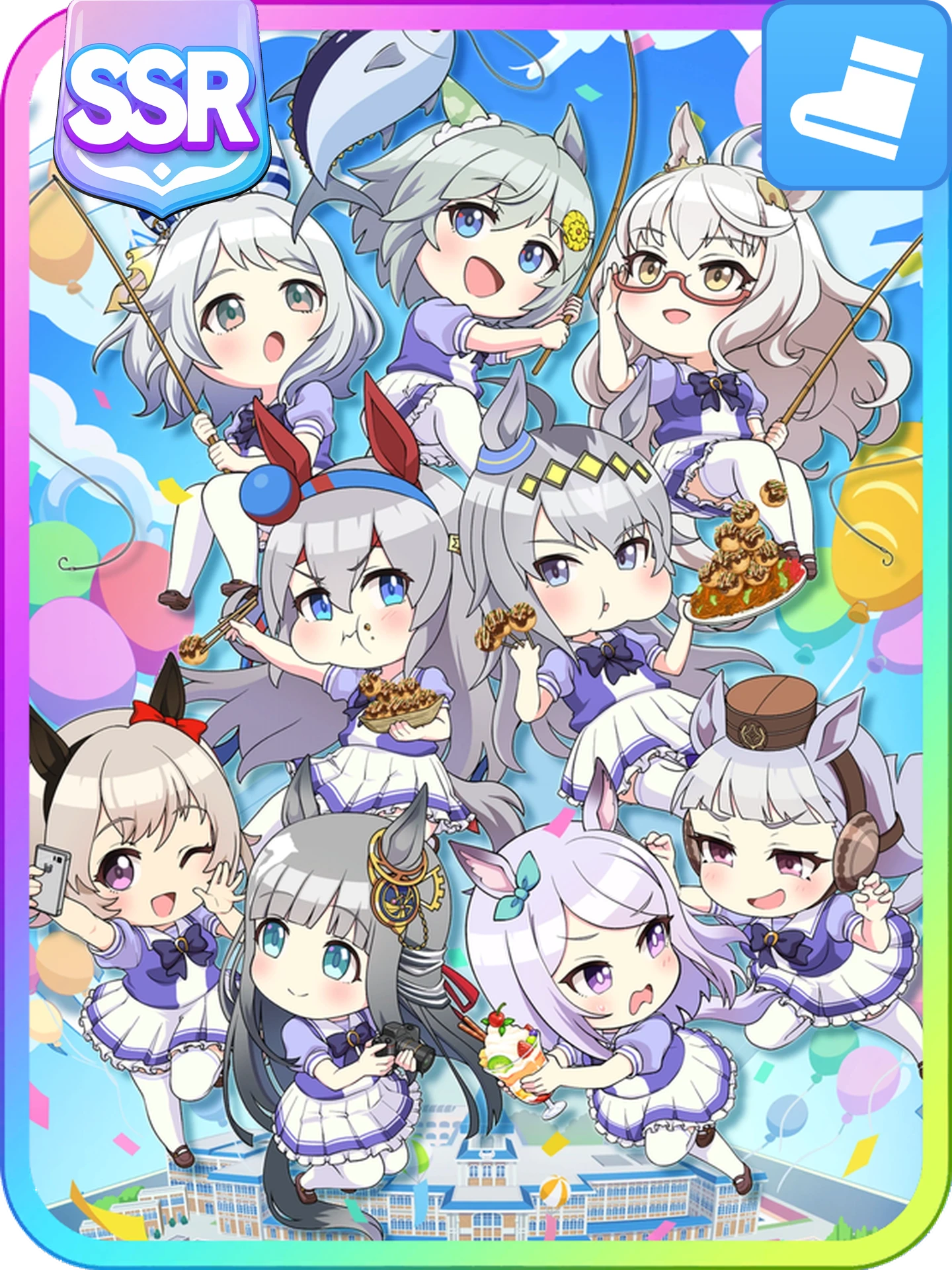 Mejiro McQueen Speed - Grayish Party ☆