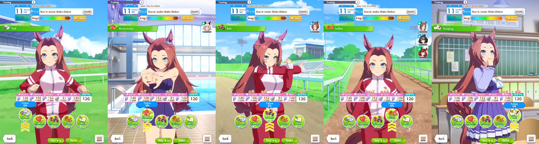 First turn of a run with a good choice.