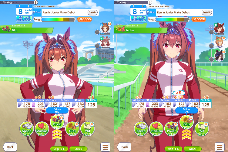 A slightly more difficult turn.