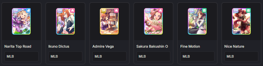 Alternative Deck with replacements for SR Cards