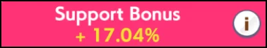 Support Bonus, as visible in the Support Card menu.
